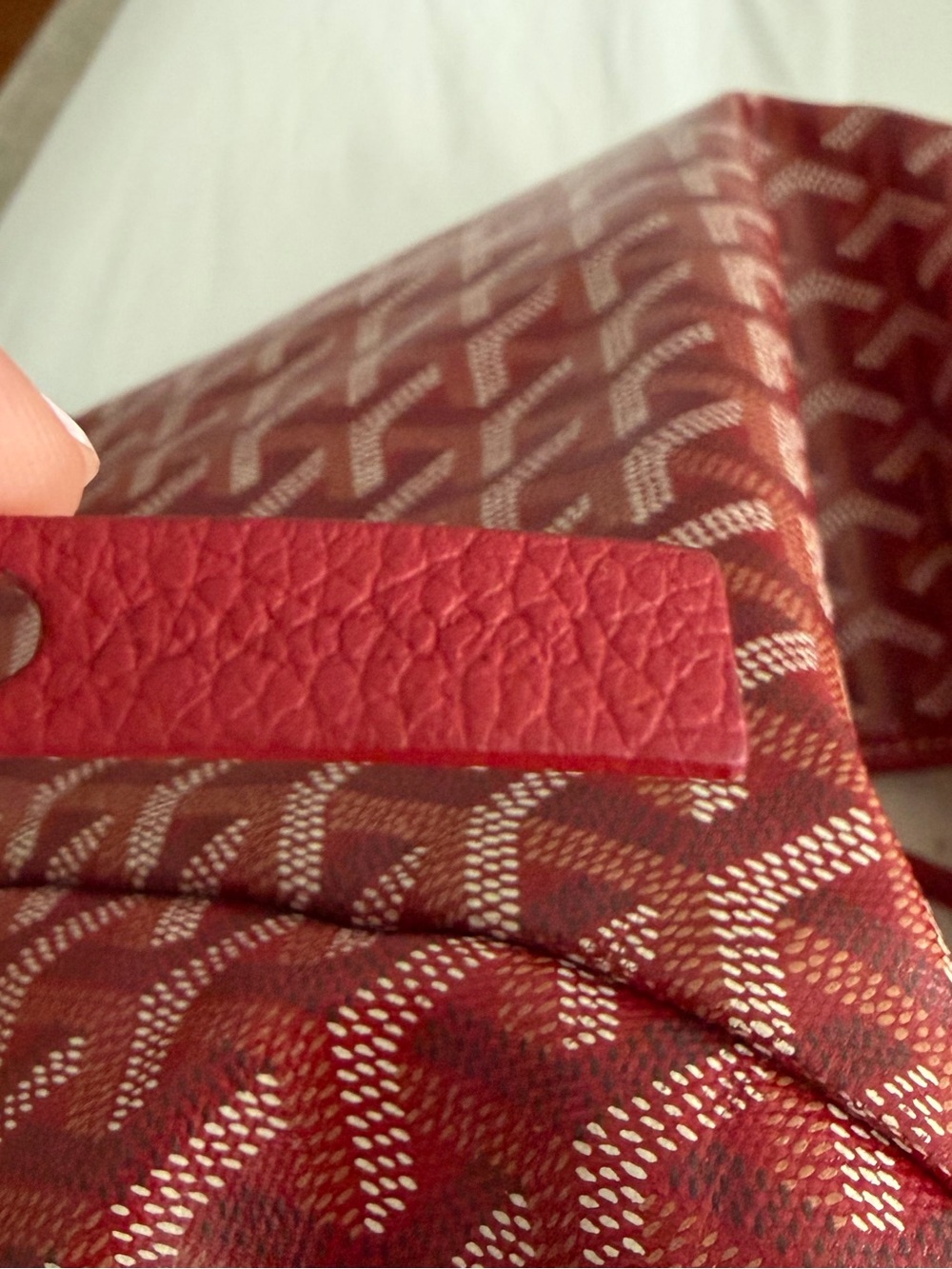 Goyard Red St Louis PM tote - Picture 11 of 11